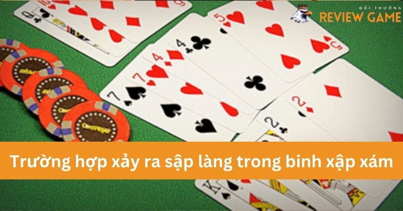 Trường hợp xảy ra sập làng trong binh xập xám