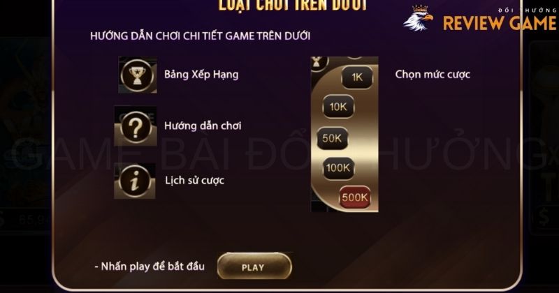 Tất tần tật hướng dẫn chơi mini game Trên Dưới tại Sunwin 