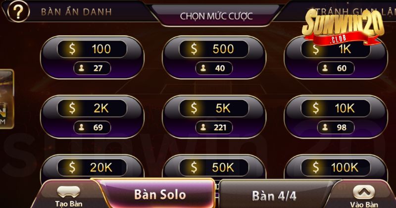 Tìm hiểu Tiến lên Miền Nam trên cổng game Sunwin