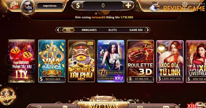 Cùng vô vàng game siêu hot khác tại Sunwin